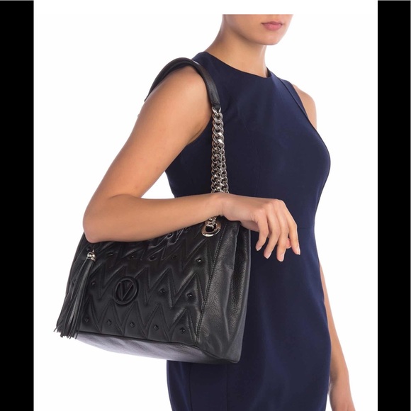 ❣️VALENTINO AUTH by Mario Valentino Luisa Satchel. - Picture 3 of 17